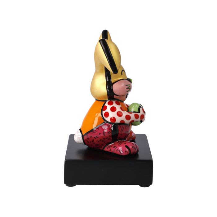 Goebel Romero Britto Orange Rabbit Figur