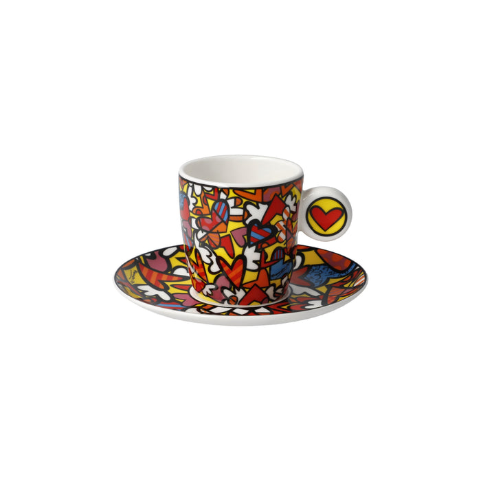 Goebel Romero Britto All We Need is Love Espressotasse