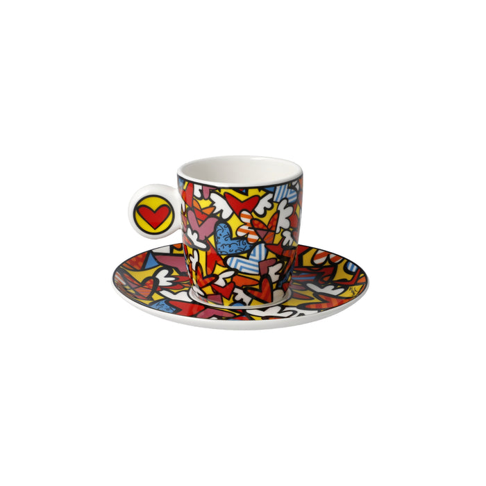 Goebel Romero Britto All We Need is Love Espressotasse
