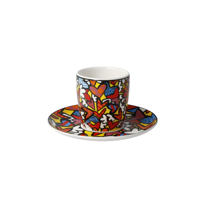 Goebel Romero Britto All We Need is Love Espressotasse