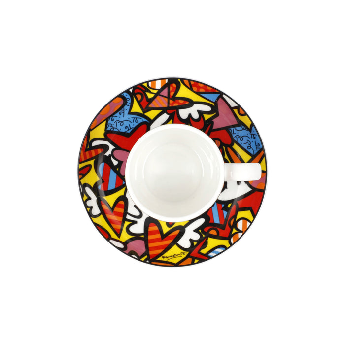 Goebel Romero Britto All We Need is Love Espressotasse