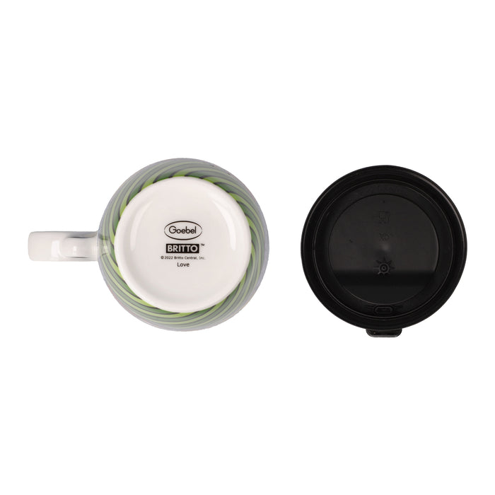 Goebel Romero BRITTO Love Künstlertasse mit Deckel