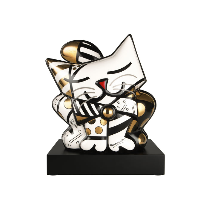 Goebel Romero Britto Golden Cat Figur