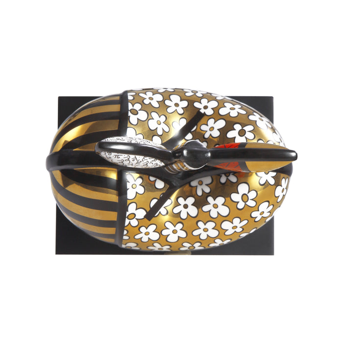 Goebel Romero Britto Golden Big Apple Figur