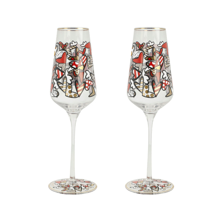 Goebel Britto- All We Need Is Love Sektglas