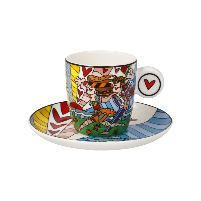 Goebel Romero Britto Falling Espressotasse