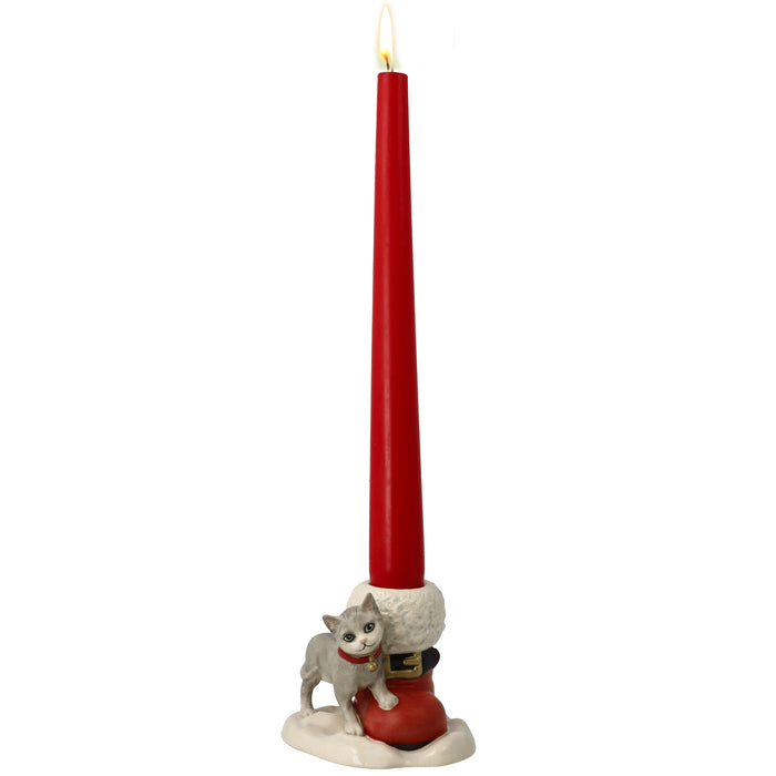 Goebel Weihnachtsmann Lass uns kuscheln - Kerzenhalter