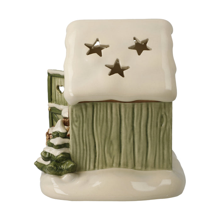 Goebel Verschneite Gartenhütte Figur