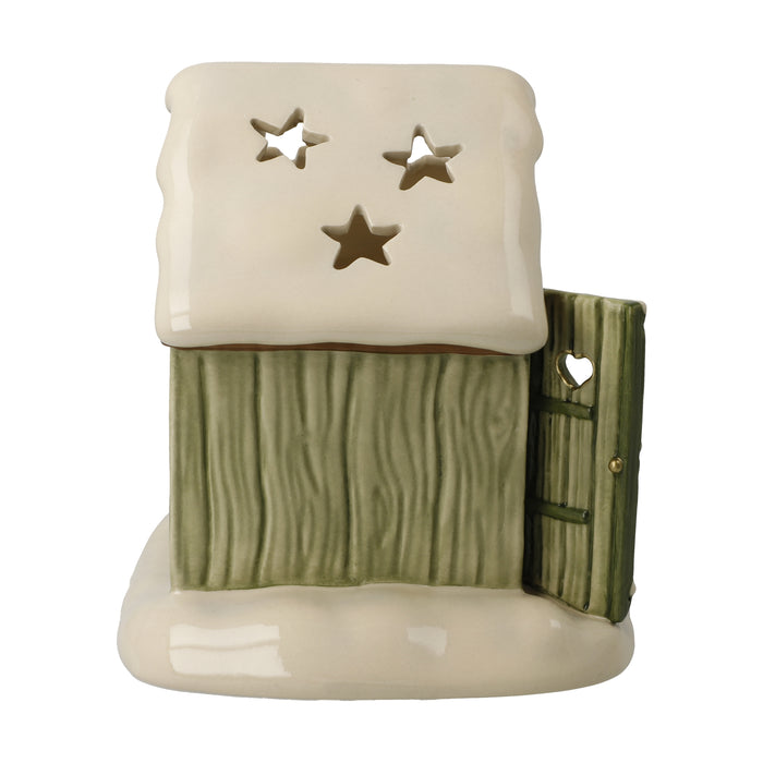 Goebel Verschneite Gartenhütte Figur