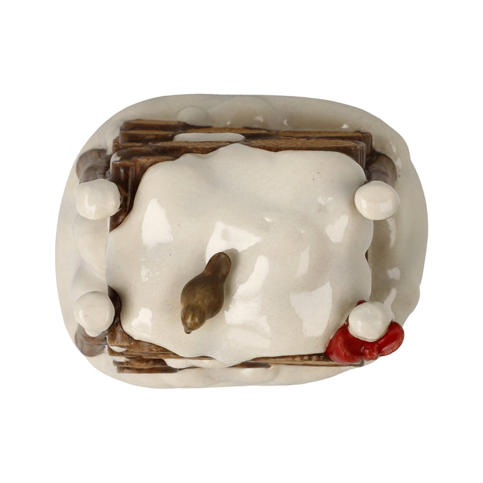 Goebel Winterlicher Holzstapel Figur