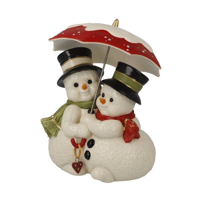 Goebel Schneemann - Winterliebe Figur