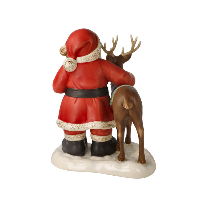 Goebel Santa und der König des Waldes Figur
