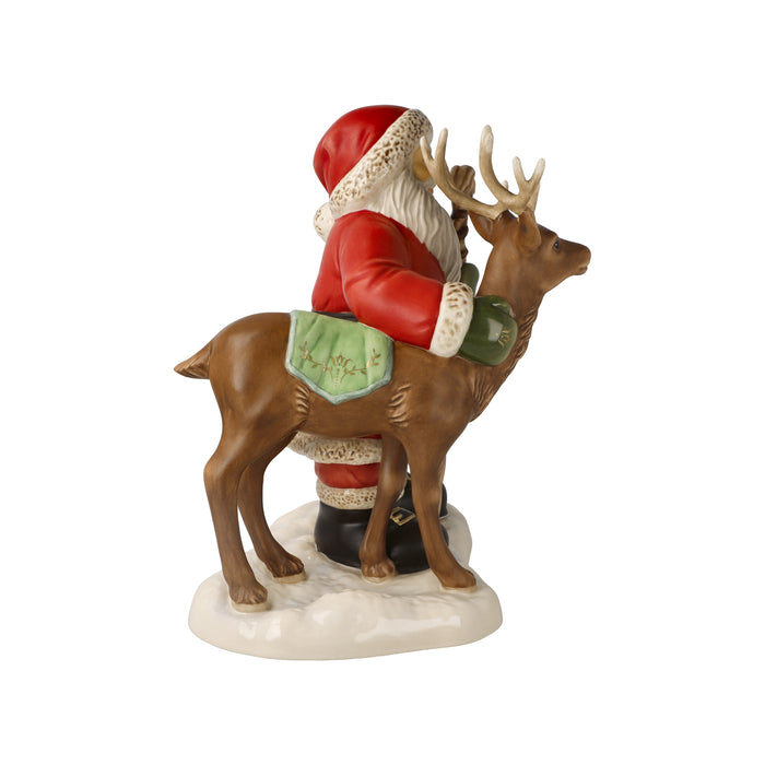 Goebel Santa und der König des Waldes Figur