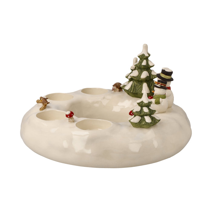 Goebel Winterglück im Advent Windlicht