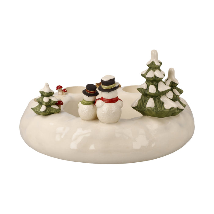Goebel Winterglück im Advent Windlicht