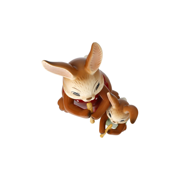 Goebel Osterhasen Hasen - Flötenduo - Figur