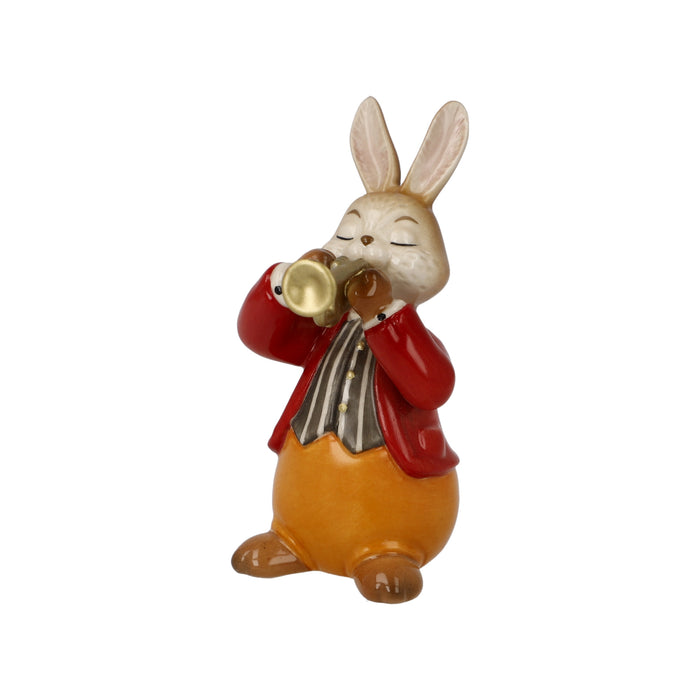 Goebel Hase - Eifriger Trompeter Figur