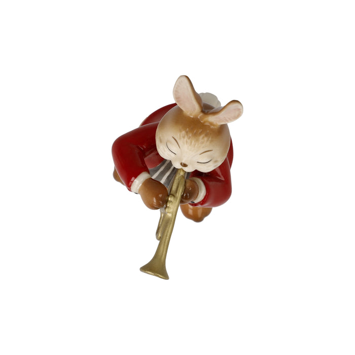 Goebel Hase - Eifriger Trompeter Figur