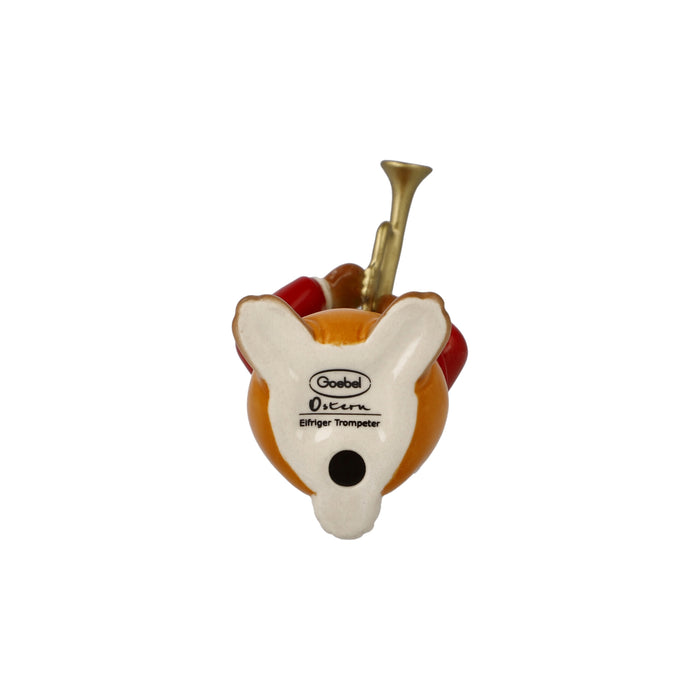 Goebel Hase - Eifriger Trompeter Figur