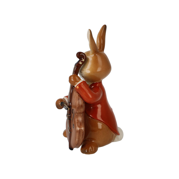 Goebel Hase - Fröhlicher Bassist Figur