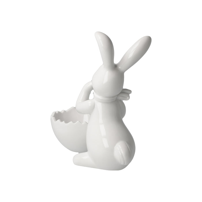 Goebel Hase mit Schale Snow White - Cute Girl Figur