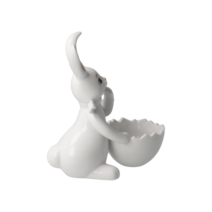 Goebel Hase mit Schale Snow White - Cute Girl Figur