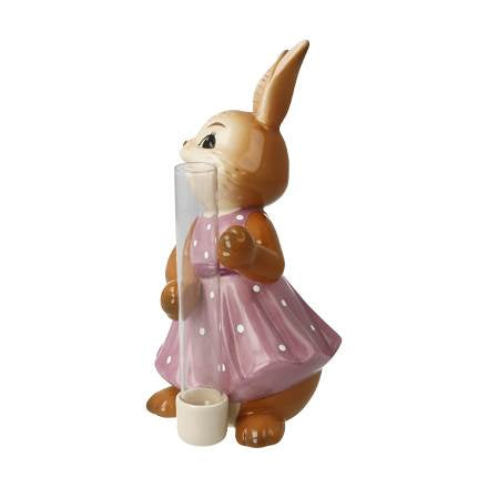 Goebel Hasenmädchen mit Vase Lass Blumen sprechen! Figur