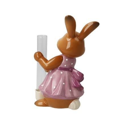 Goebel Hasenmädchen mit Vase Lass Blumen sprechen! Figur