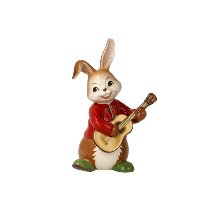 Goebel Hase kleiner Gitarrenspieler Figur