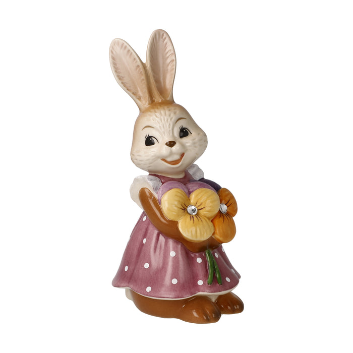 Goebel Hasenmädchen Blumen sind das Lächeln der Erde! Figur