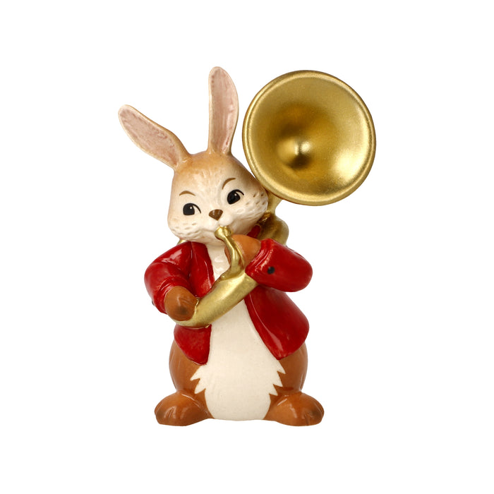 Goebel Hase - Gemütlicher Tubaspieler Figur