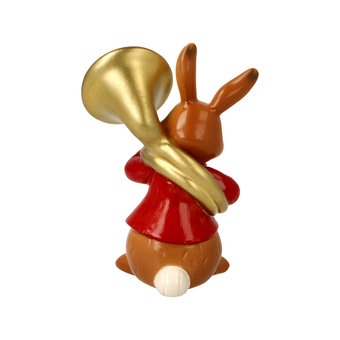 Goebel Hase - Gemütlicher Tubaspieler Figur