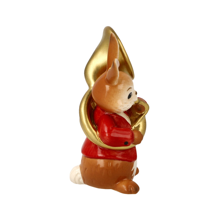 Goebel Hase - Gemütlicher Tubaspieler Figur