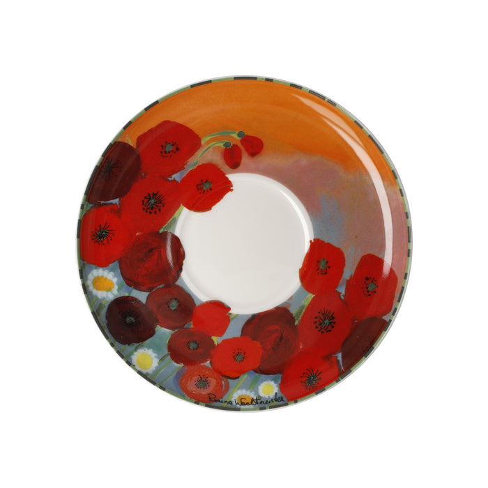 Goebel Rosina Wachtmeister Lestate in giardino Milchkaffeetasse