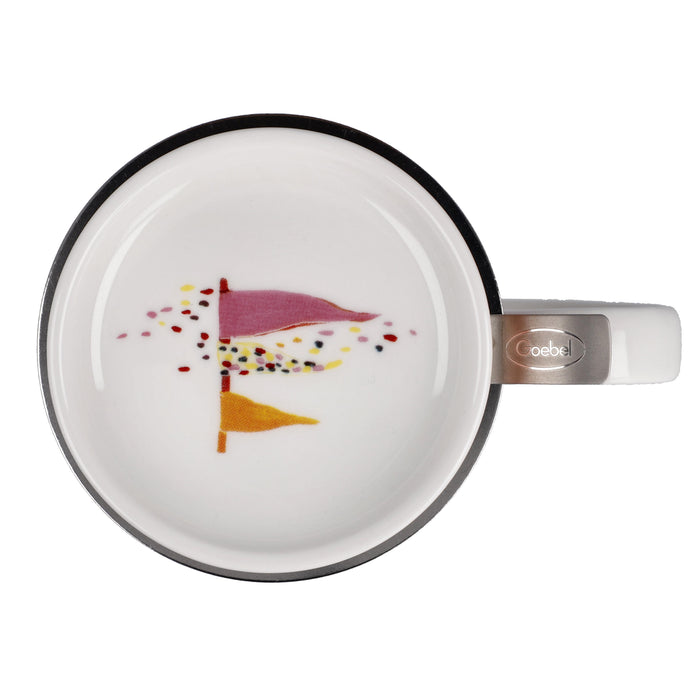 Goebel Rosina Wachtmeister - Sottosopra Teetasse mit Deckel und Sieb