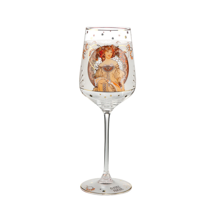 Goebel Alphonse Mucha - Träumerei Weinglas