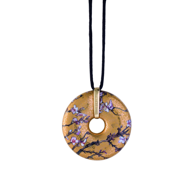Goebel Vincent van Gogh - Mandelbaum blau/gold Halskette