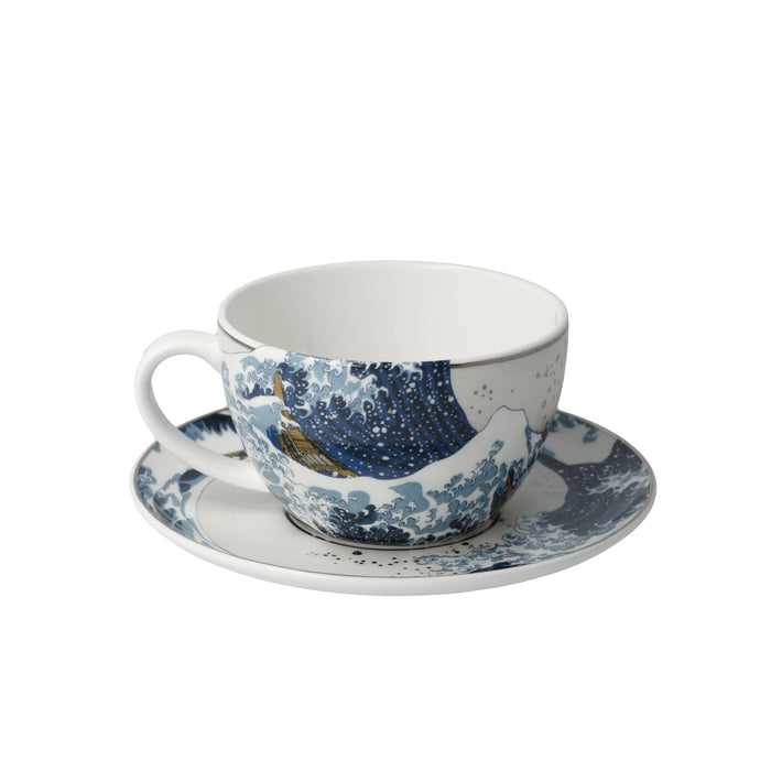 Goebel Katsushika Hokusai - Die Welle Tee-/ Cappuccinotasse