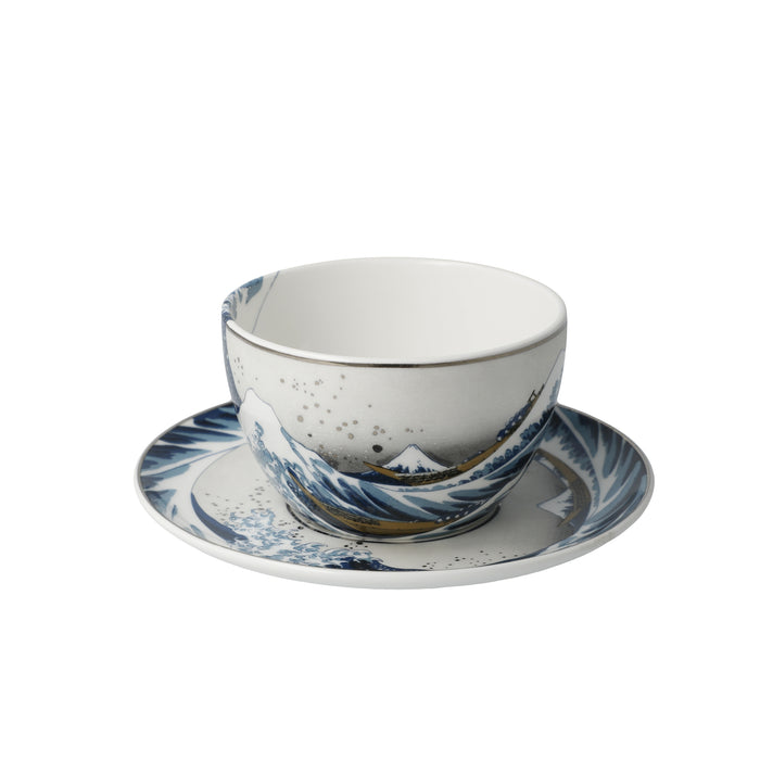 Goebel Katsushika Hokusai - Die Welle Tee-/ Cappuccinotasse