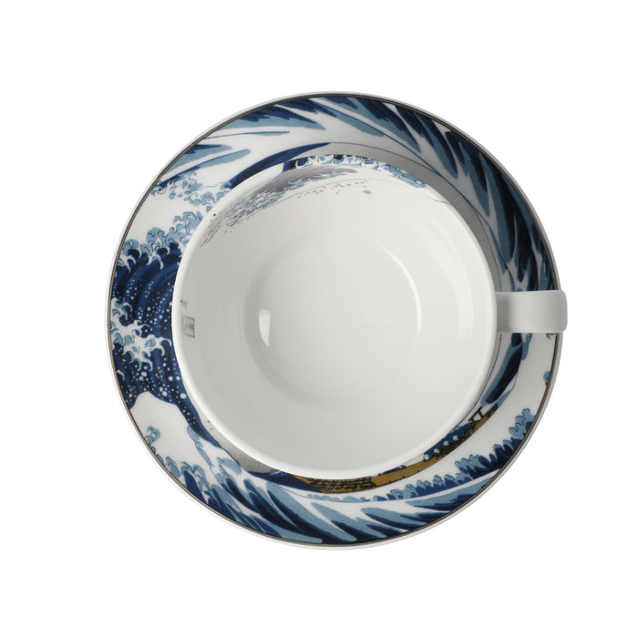 Goebel Katsushika Hokusai - Die Welle Tee-/ Cappuccinotasse