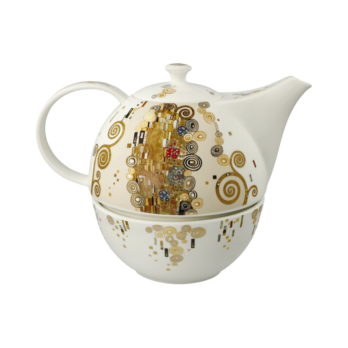 Goebel Gustav Klimt - Der Kuss Teekanne mit Stövchen