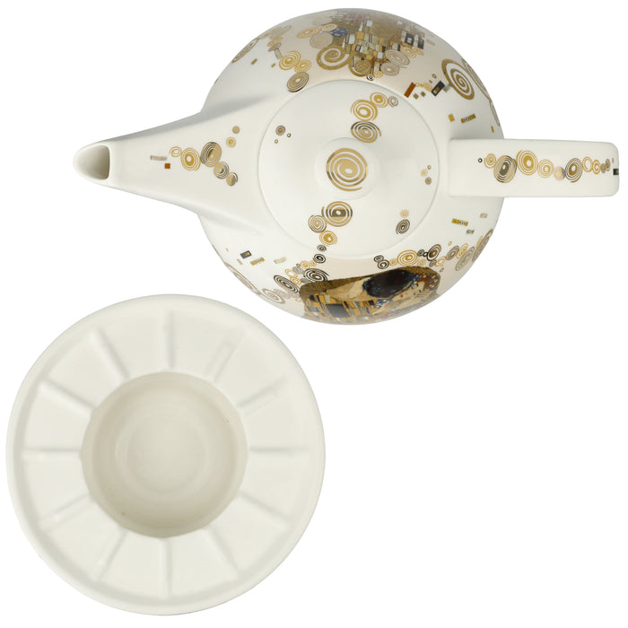 Goebel Gustav Klimt - Der Kuss Teekanne mit Stövchen