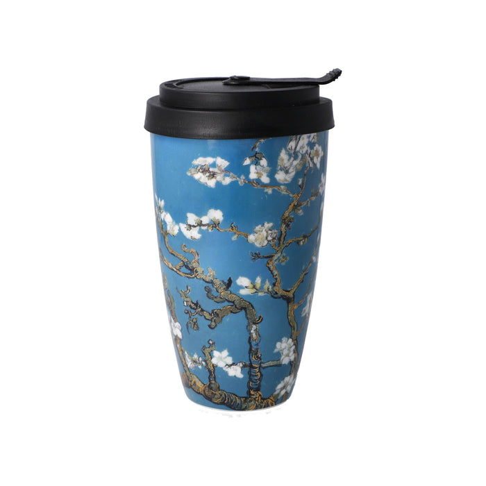 Goebel Vincent van Gogh Mandelbaum blau Künstlertasse mit Deckel