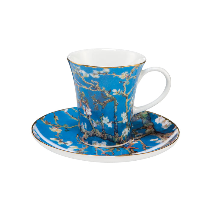 Goebel Vincent van Gogh - Mandelbaum blau Espressotasse