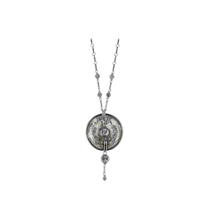 Goebel Vincent van Gogh - "Mandelbaum silber Halskette