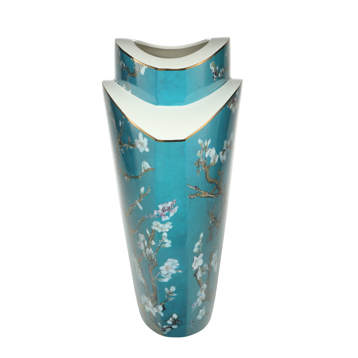 Goebel Vincent van Gogh - Mandelbaum Blau Vase