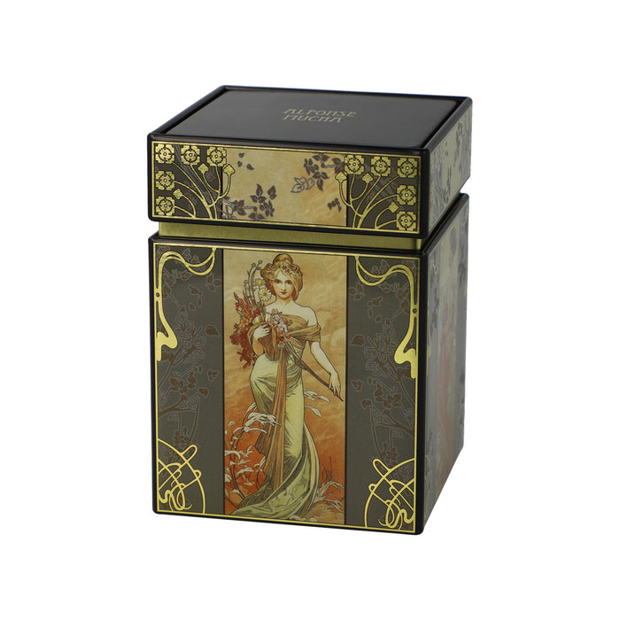 Goebel Alphonse Mucha Die Vier Jahreszeiten Teedose