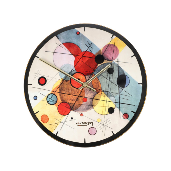 Goebel Wassily Kandinsky Kreise im Kreis Wanduhr