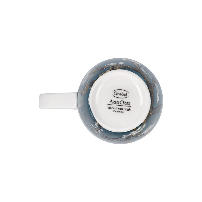 Goebel Vincent van Gogh  Mandelbaum Blau Teetasse mit Deckel und Sieb