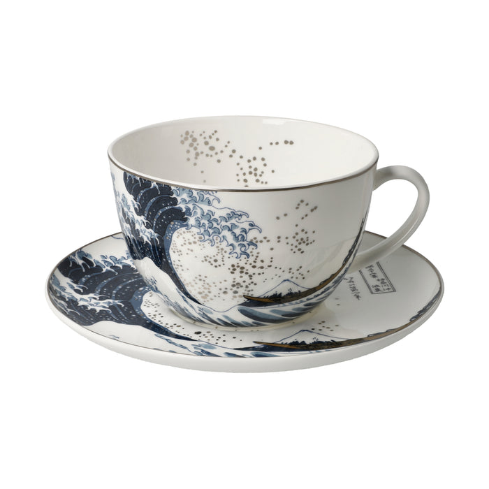 Goebel Hokusai  Die Welle Milchkaffeetasse